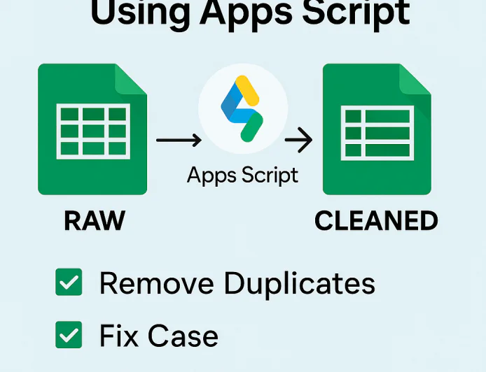 How to Automatically Clean and Validate Data in Google Sheets Using Apps Script