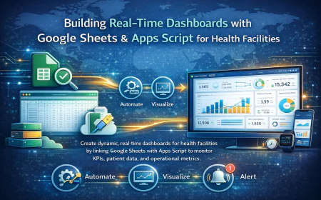 Building Real-Time Dashboards with Google Sheets & Apps Script for Health Facilities
