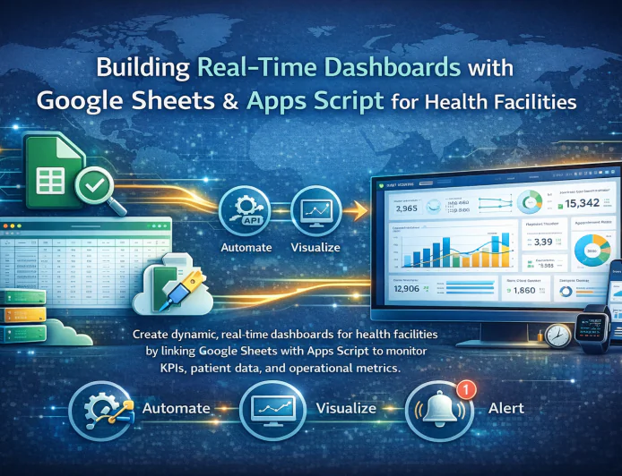 Building Real-Time Dashboards with Google Sheets & Apps Script for Health Facilities