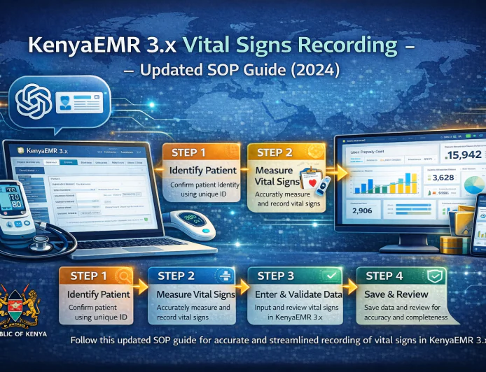 KenyaEMR 3.x Vital Signs Recording – Updated SOP Guide