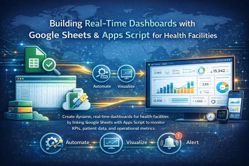 Building Real-Time Dashboards with Google Sheets & Apps Script for Health Facilities